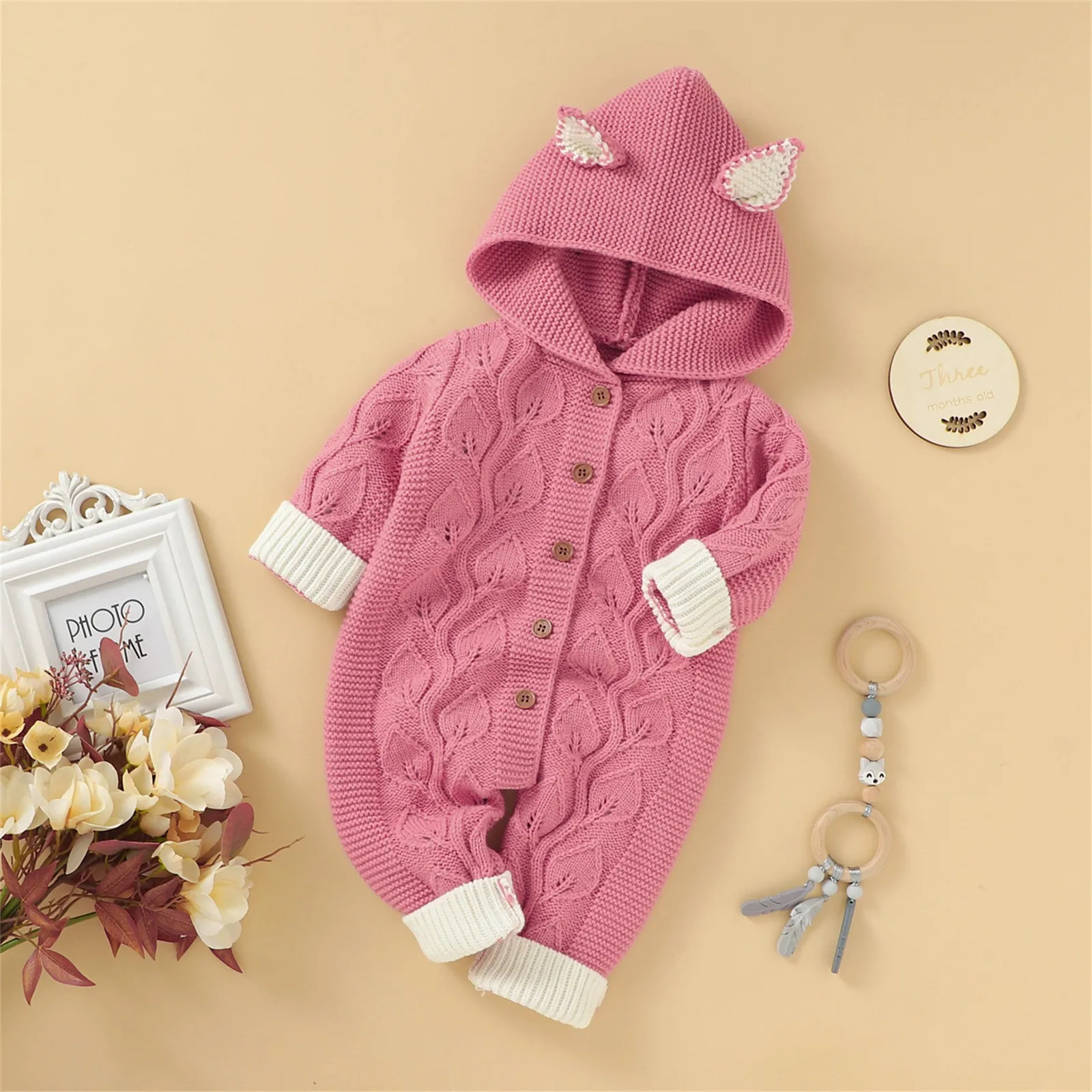 0-18M Climb Clothes Hooded Jumpsuit Fall Winter Toddler Cotton Warm Baby Boy Girls Cute Ear Knit Sweater Long Sleeve Bodysuit
0-18M Climb Clothes Hooded Jumpsuit Fall Winter Toddler Cotton Warm Baby Boy Girls Cute Ear Knit Sweater Long Sleeve Bodysuit