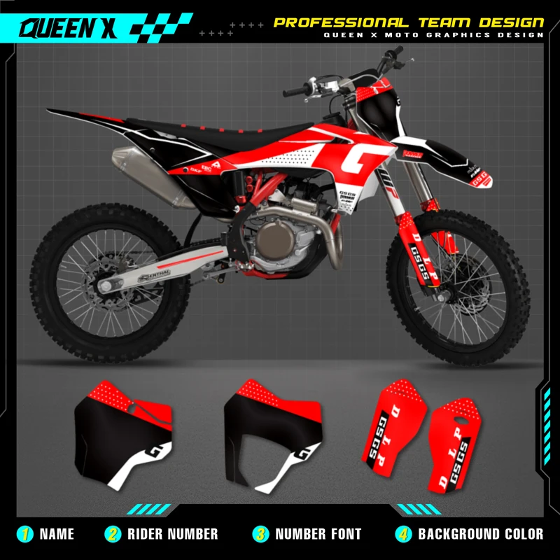 Переводные наклейки QUEEN X MOTOR Custom Team, набор наклеек для GASGAS 2021 2022 2023 EC MC 150 200 250 300 350 400 450, Переводные картинки 12
Переводные наклейки QUEEN X MOTOR Custom Team, набор наклеек для GASGAS 2021 2022 2023 EC MC 150 200 250 300 350 400 450, Переводные картинки 12