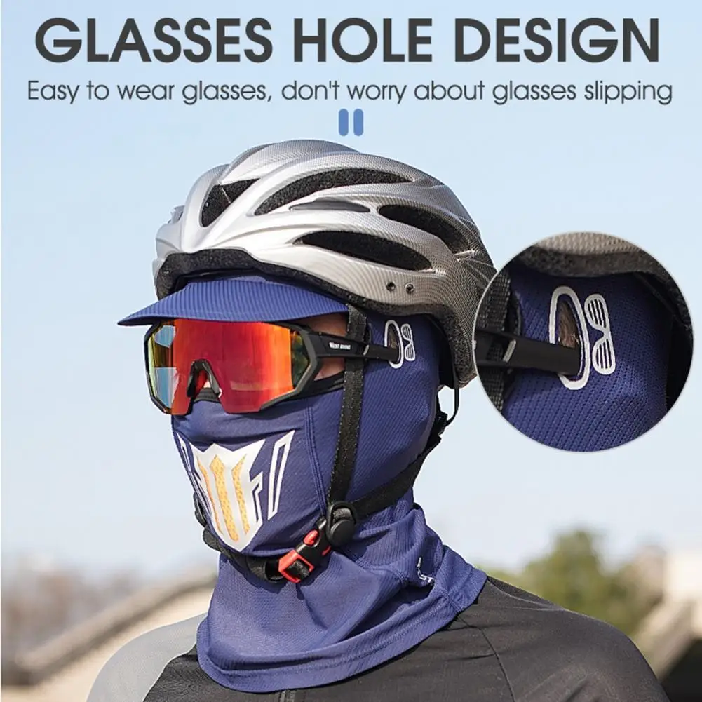 Soft Full Face Cover Good Toughness Universal Cycling Sun Hood Cool Unisex Bicycle Face Cover
Soft Full Face Cover Good Toughness Universal Cycling Sun Hood Cool Unisex Bicycle Face Cover