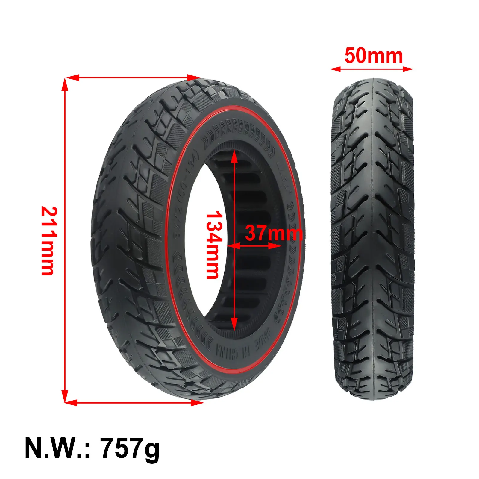 Scooter Tire Solid Tyre Durable Tyre Electric Scooters Accessories For 9&9 9 Replacement Applications
Scooter Tire Solid Tyre Durable Tyre Electric Scooters Accessories For 9&9 9 Replacement Applications