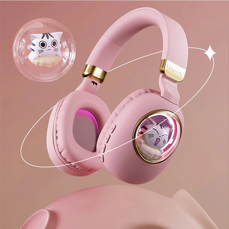 Cute Cat Bluetooth Wireless Headphones For Girls/Kids With Mic HIFI Over Ear Headset Noise Canceling Foldable Stereo Earphone
Cute Cat Bluetooth Wireless Headphones For Girls/Kids With Mic HIFI Over Ear Headset Noise Canceling Foldable Stereo Earphone