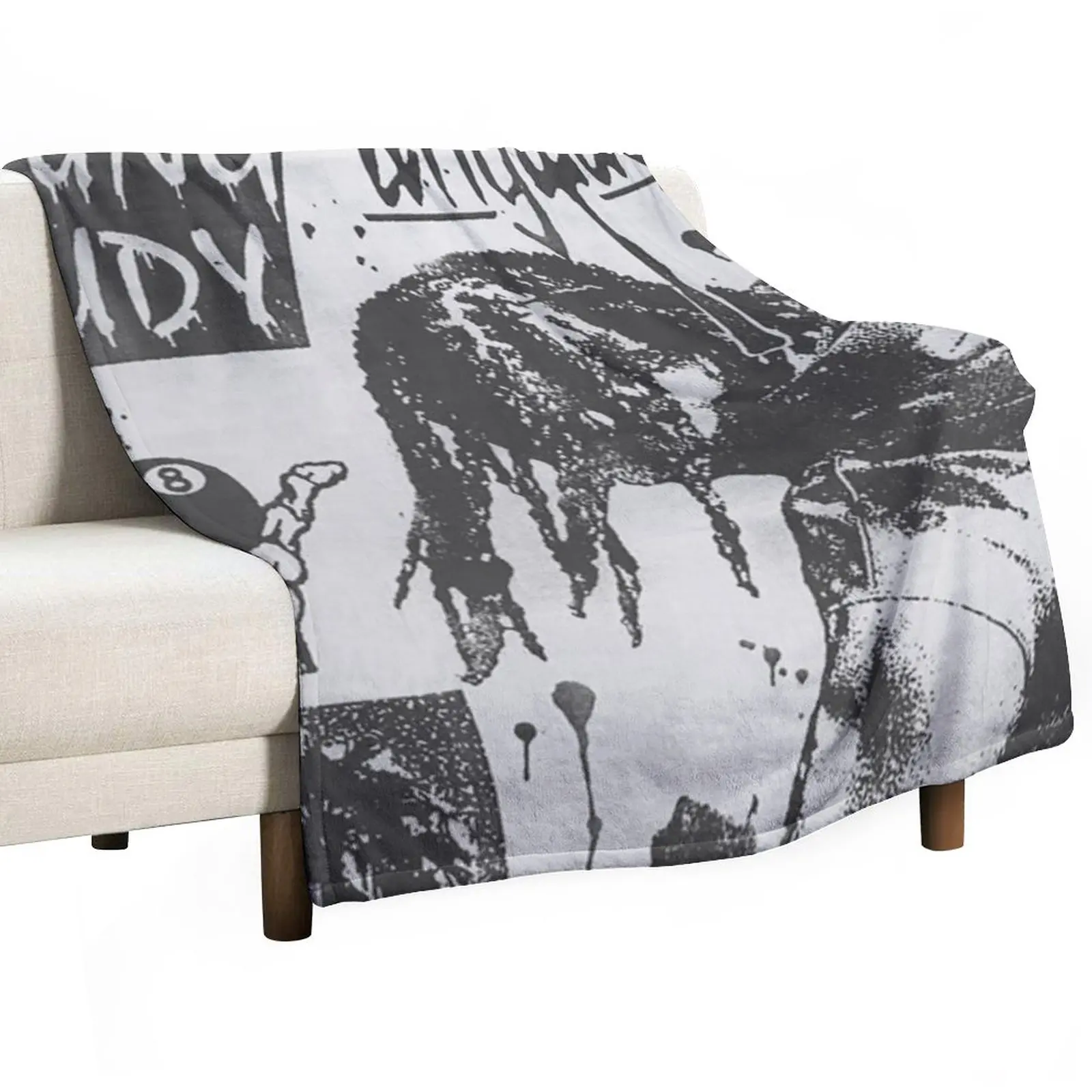 

young-nudy anyways, nudy Throw Blanket wednesday Sofa Throw Blanket Fluffy Soft Blankets