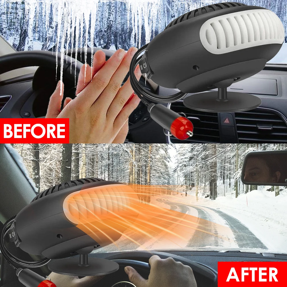 Car Glass Defogging and Defrosting Heater Portable Car Heater 12/24V Heating Cooling Fan Warmer for Truck Protection Accessories
Car Glass Defogging and Defrosting Heater Portable Car Heater 12/24V Heating Cooling Fan Warmer for Truck Protection Accessories