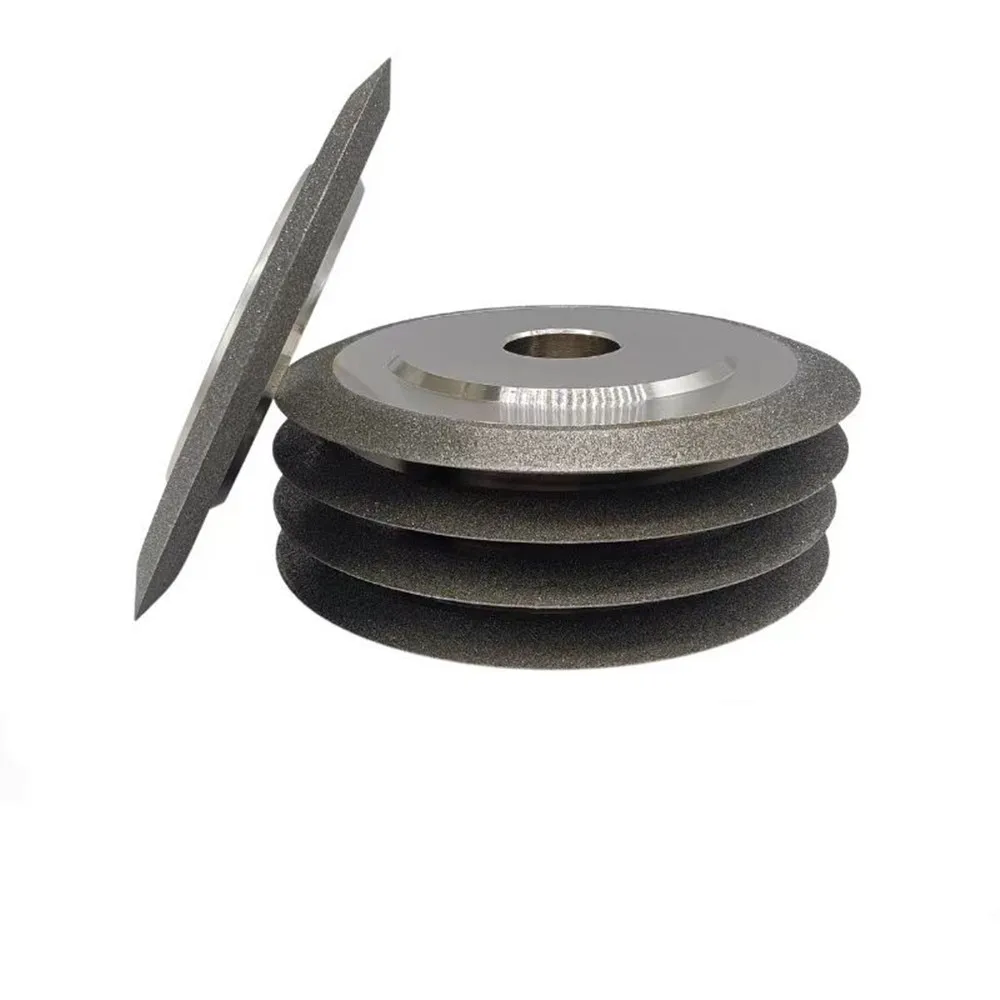 

1pc Double Sided SDC Circl 60° 45° Diamond Grinding Wheel Sharpener Disc for Carbide Metal Tungsten Steel Milling Cutter Tool