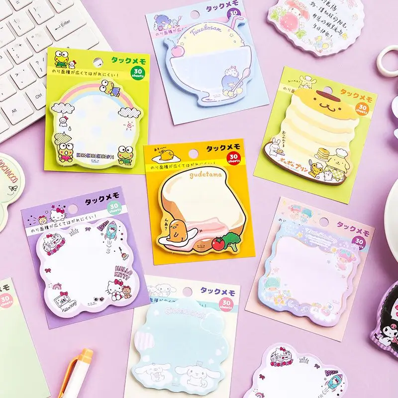 Kawaii Sanrios Gudetama Little Twin Star Sticky Notes Keroppi Wishmemell Cute Self Adhesive Memo Pads Message Notes Scrapbook
Kawaii Sanrios Gudetama Little Twin Star Sticky Notes Keroppi Wishmemell Cute Self Adhesive Memo Pads Message Notes Scrapbook