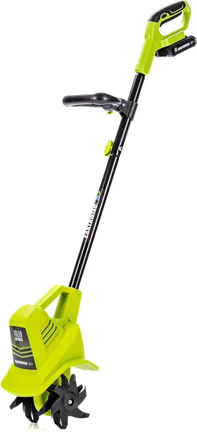 TC70020IT 20-Volt 7.5-Inch Cordless Electric Garden Tiller Cultivator, (2AH Battery & Fast Charger Included), Green
TC70020IT 20-Volt 7.5-Inch Cordless Electric Garden Tiller Cultivator, (2AH Battery & Fast Charger Included), Green