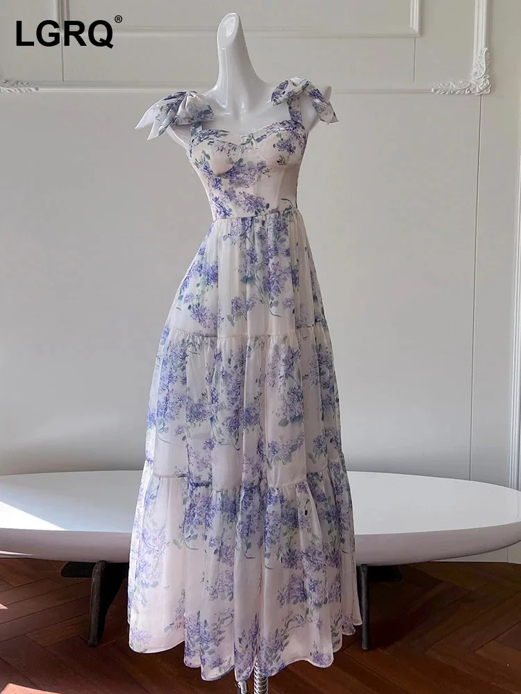 LGRQ Women's Printing Strapless Dresses Fashion Sleeveless High Waist Backless Elegant Dress Female Summer 2024 New Tide 36A2233
LGRQ Women's Printing Strapless Dresses Fashion Sleeveless High Waist Backless Elegant Dress Female Summer 2024 New Tide 36A2233