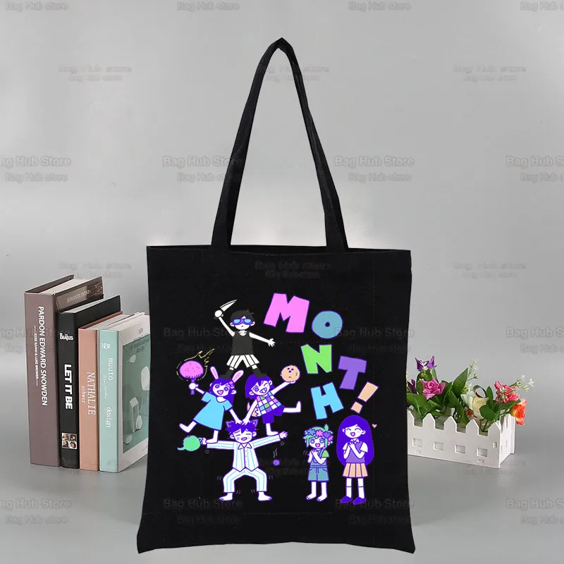 Omori Game Anime Funny Harajuku Solid color Canvas Women's College Ulzzang Korean Black Large Casual Fashion Shoulder Bags
Omori Game Anime Funny Harajuku Solid color Canvas Women's College Ulzzang Korean Black Large Casual Fashion Shoulder Bags