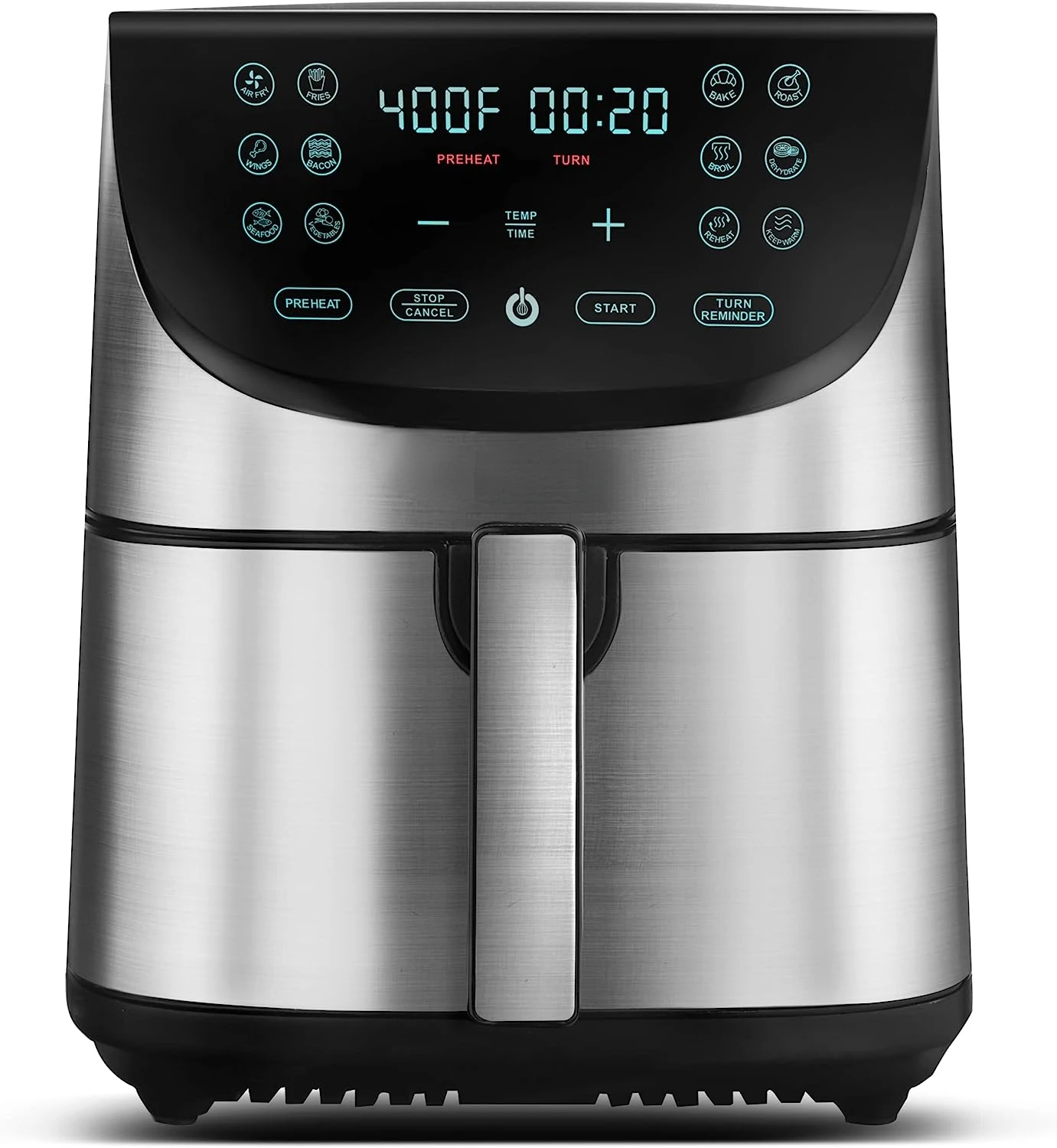 Air Fryer Oven Digital Display 8 Quart Large AirFryer Cooker 12 Touch Cooking Presets, XL Air Fryer Basket 1700w Power Multifunc
Air Fryer Oven Digital Display 8 Quart Large AirFryer Cooker 12 Touch Cooking Presets, XL Air Fryer Basket 1700w Power Multifunc
