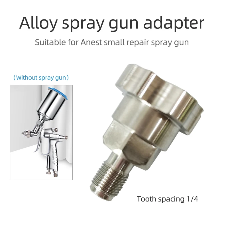 Spray Gun Connector 4/1Adapter For Iwata LPH-80 Spray Gun Cup Adapter Pot Joints For Spray Gun Disposable Measuring Cup
Spray Gun Connector 4/1Adapter For Iwata LPH-80 Spray Gun Cup Adapter Pot Joints For Spray Gun Disposable Measuring Cup