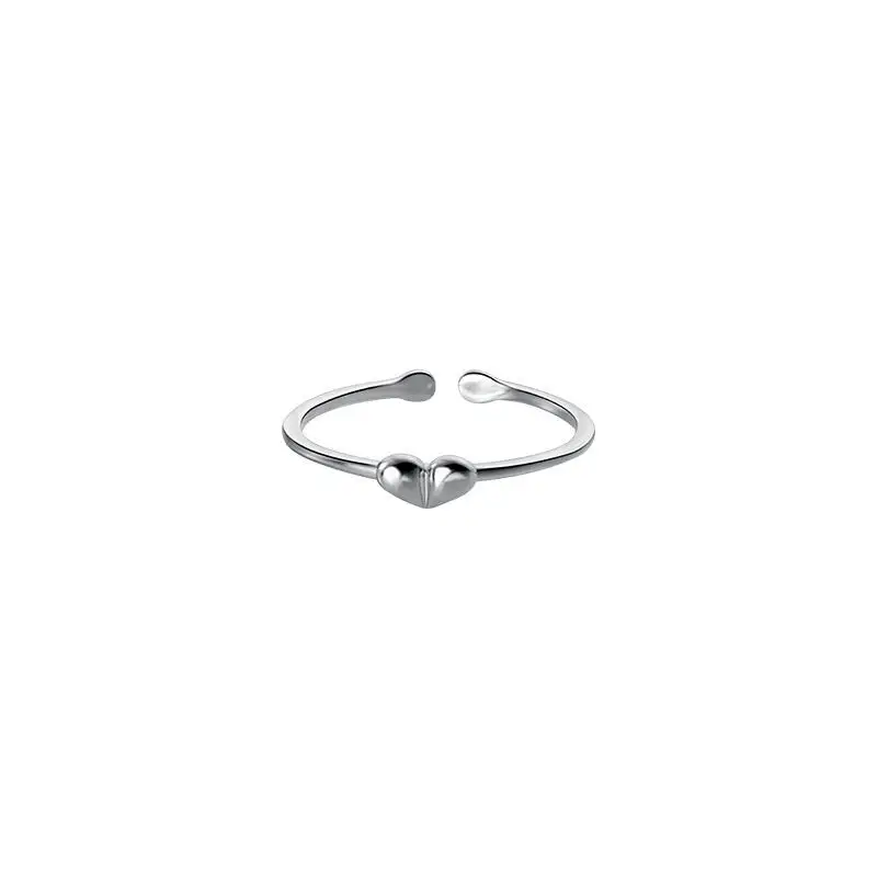Silver Ring Female Korean Version Small Fresh Simple Glossy Three-dimensional Love Sweet Opening Hand Jewelry
Silver Ring Female Korean Version Small Fresh Simple Glossy Three-dimensional Love Sweet Opening Hand Jewelry