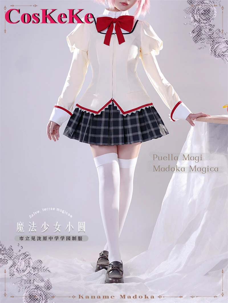 CosKeKe Kaname Madoka/Akemi Homura Cosplay Anime Puella Magi Madoka Magica Costume Sweet Cute School Uniform Role Play Clothing
CosKeKe Kaname Madoka/Akemi Homura Cosplay Anime Puella Magi Madoka Magica Costume Sweet Cute School Uniform Role Play Clothing