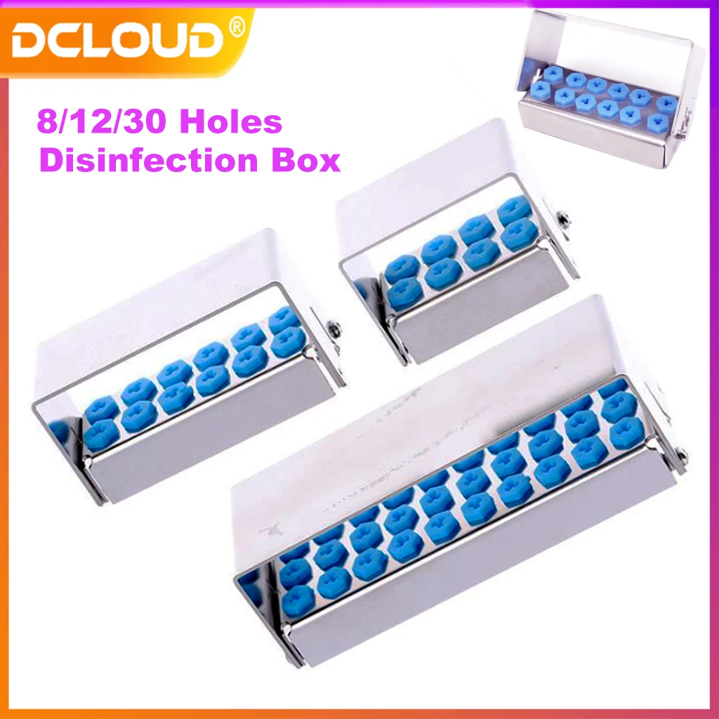 Dental Disinfection Box 8/12/30 Hole Tip Holder Autoclave Sterilizer Case Endo File Fixer Burs Dentist Organizers Storage Boxs
Dental Disinfection Box 8/12/30 Hole Tip Holder Autoclave Sterilizer Case Endo File Fixer Burs Dentist Organizers Storage Boxs
