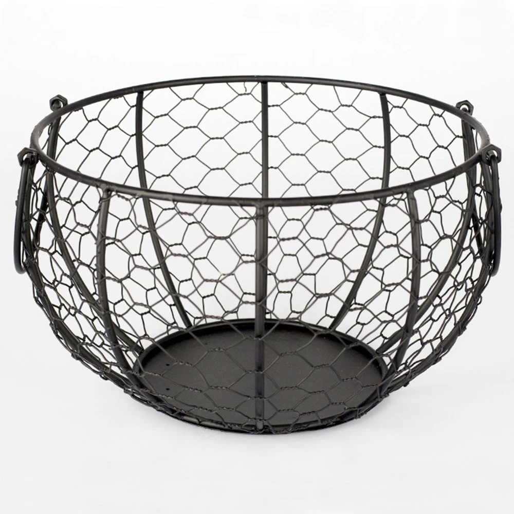 Container Egg Storage Basket Basket Home Iron Kitchen Snack Storage 1pc Black Chicken Egg Collection Quality
Container Egg Storage Basket Basket Home Iron Kitchen Snack Storage 1pc Black Chicken Egg Collection Quality