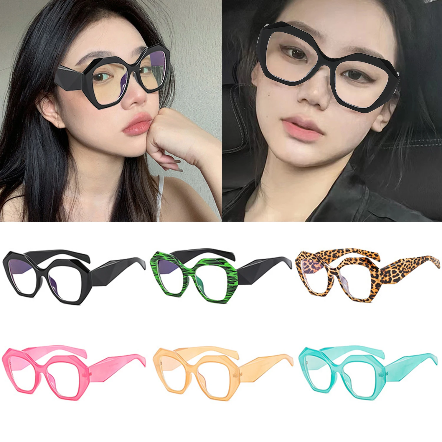 

Anti Blue Light Reading Glasses For Women Men Square TR90 Flexible Frame Spring Hinge Computer Presbyopia Eyewear Female UV400