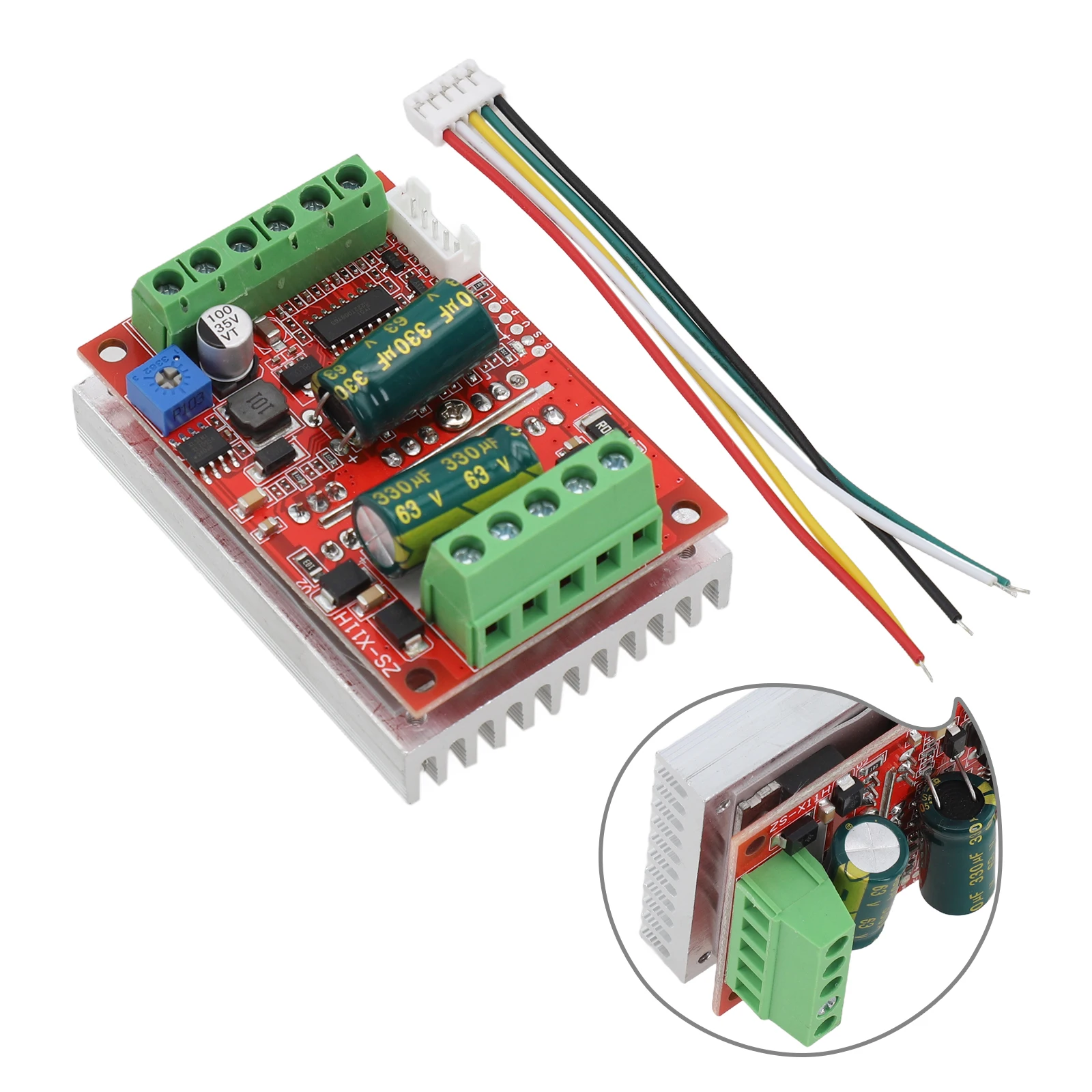 Motor Driver Motor Controller 400W Brushless DC Overcurrent Protection ZS-X11D1 Brand New Durable High Quality
Motor Driver Motor Controller 400W Brushless DC Overcurrent Protection ZS-X11D1 Brand New Durable High Quality