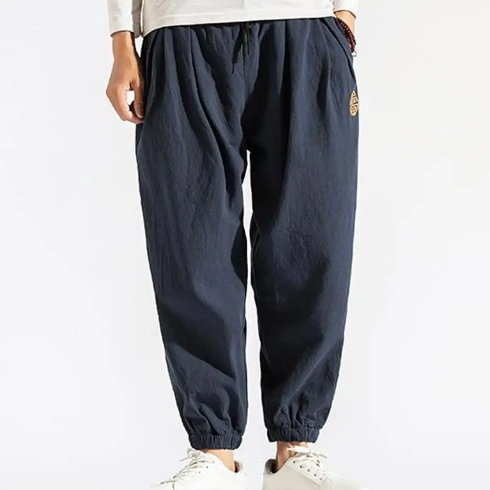 2023 Fashion Summer Harajuku Calf Length Casual Men's Pants Spring Wide Leg Cotton Linen Pants Male Printing Harem Baggy Pants
2023 Fashion Summer Harajuku Calf Length Casual Men's Pants Spring Wide Leg Cotton Linen Pants Male Printing Harem Baggy Pants