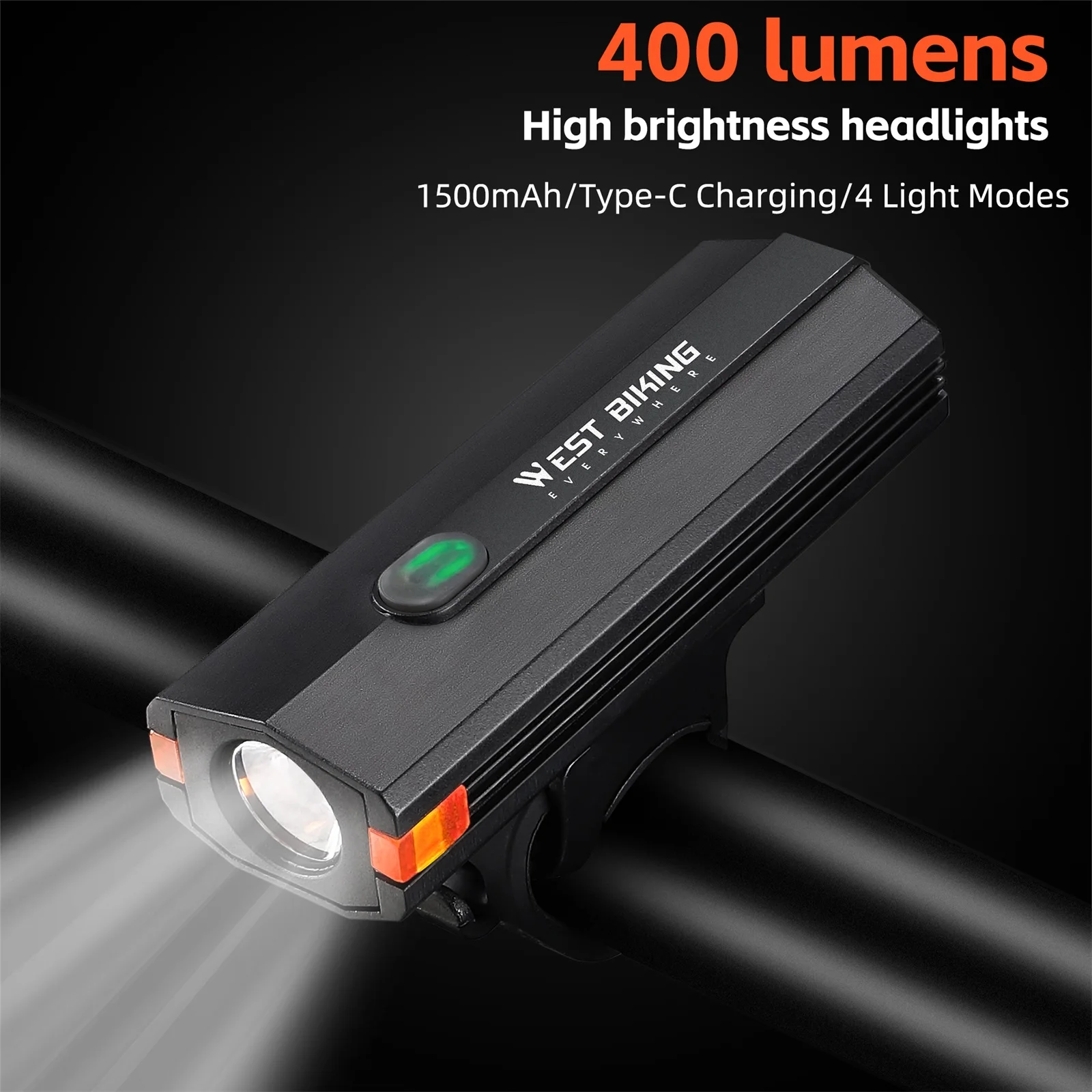 High Brightness Bicycle Light 400 Lumen USB Rechargeable Bike Light Waterproof Road Bike Light Multi-Modes Cycling Safety Lamp
High Brightness Bicycle Light 400 Lumen USB Rechargeable Bike Light Waterproof Road Bike Light Multi-Modes Cycling Safety Lamp