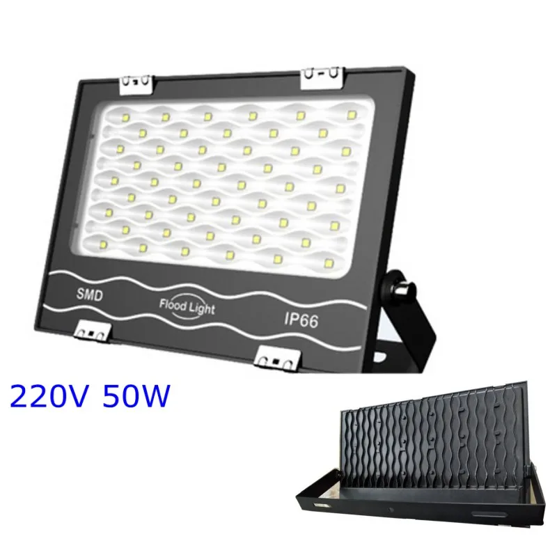 

1pc Led Floodlight 200W 100W 50W Led Lamp Flood Light Waterproof Reflector Projecteur LED Exterieur Focus Spotlight 220V 240V