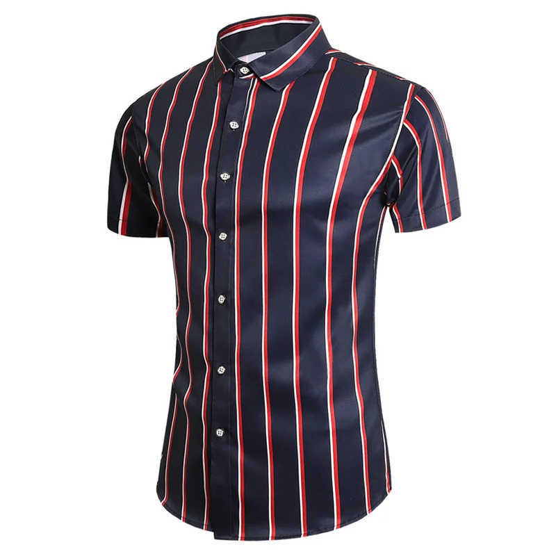 2022 New Summer new men's micro-elastic short-sleeved shirt British fashion plus fertilizer M-7XL large size short-sleeved shirt
2022 New Summer new men's micro-elastic short-sleeved shirt British fashion plus fertilizer M-7XL large size short-sleeved shirt