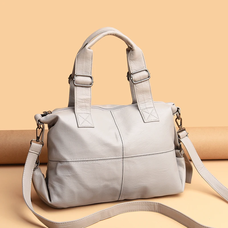 Luxury Women Leather Shoulder Bag Casual Tote Large Capacity Woman Bags Luxury Designer Handbag Purses Brand Shoulder Sac A Main
Luxury Women Leather Shoulder Bag Casual Tote Large Capacity Woman Bags Luxury Designer Handbag Purses Brand Shoulder Sac A Main