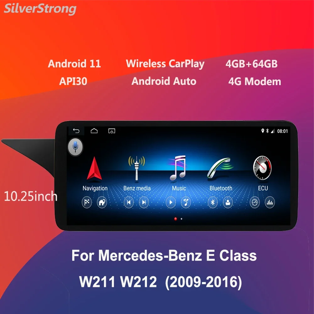 Car Multimedia Screen,CarPlay For Mercedes Android 12,E200 E260 E280,E300 W212 2009-2015,10.25" IPS,API30 ,4G SIM Modem
Car Multimedia Screen,CarPlay For Mercedes Android 12,E200 E260 E280,E300 W212 2009-2015,10.25" IPS,API30 ,4G SIM Modem