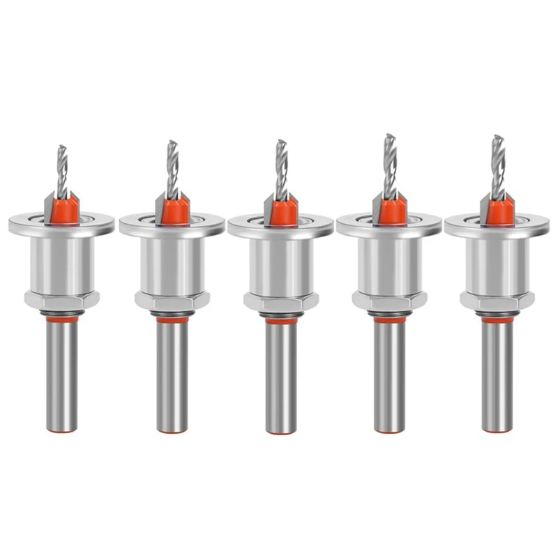 5Pc 8Mm Countersunk Drilling HSS-Shank Countersink Woodworking Router Bit Set Milling Cutter Screw Extractor Demolition
5Pc 8Mm Countersunk Drilling HSS-Shank Countersink Woodworking Router Bit Set Milling Cutter Screw Extractor Demolition