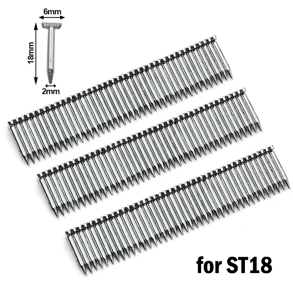 400PCS Pneumatic Steel Nails Kit For ST18 Manual Nailer Silver Cement Nails 18x6x2mm High Quality Straight Nailer Accessories
400PCS Pneumatic Steel Nails Kit For ST18 Manual Nailer Silver Cement Nails 18x6x2mm High Quality Straight Nailer Accessories