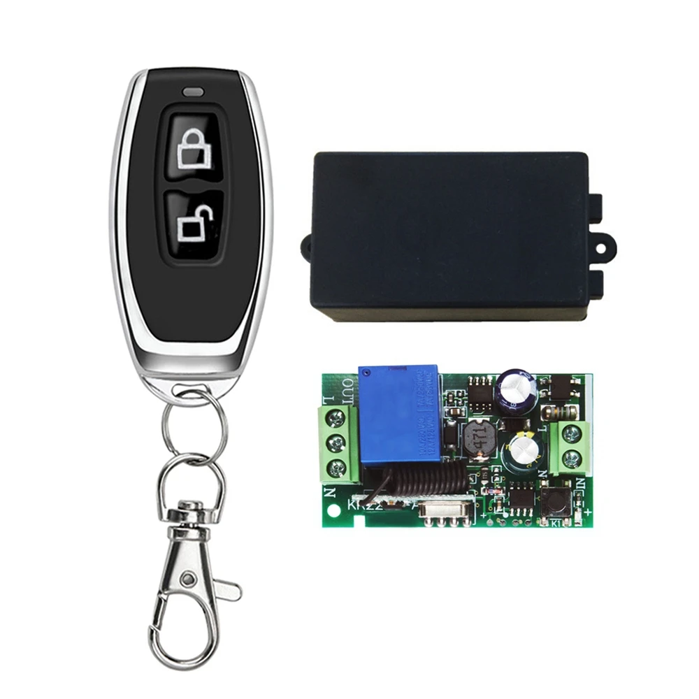 433MHz AC 110V 220V Lamp Smart Home Wireless RF Remote Control Switch Receiver K/G Transmitter for Light Bulb Control
433MHz AC 110V 220V Lamp Smart Home Wireless RF Remote Control Switch Receiver K/G Transmitter for Light Bulb Control