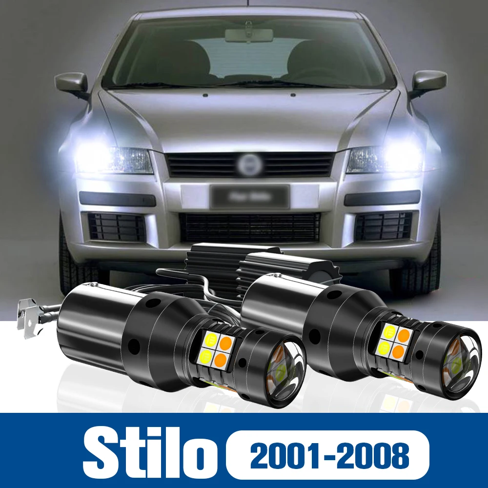 2x LED Dual Mode Turn Signal+Daytime Running Light DRL Accessories Canbus For Fiat Stilo 2001-2008 2002 2003 2004 2005 2006 2007
2x LED Dual Mode Turn Signal+Daytime Running Light DRL Accessories Canbus For Fiat Stilo 2001-2008 2002 2003 2004 2005 2006 2007