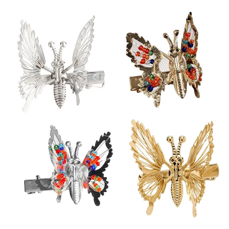 Delicate for Butterfly Hair Clips for Girls Dailywear Non Slip Hair Barrettes for Fresh Sweet Pearl Tassel Hair
Delicate for Butterfly Hair Clips for Girls Dailywear Non Slip Hair Barrettes for Fresh Sweet Pearl Tassel Hair