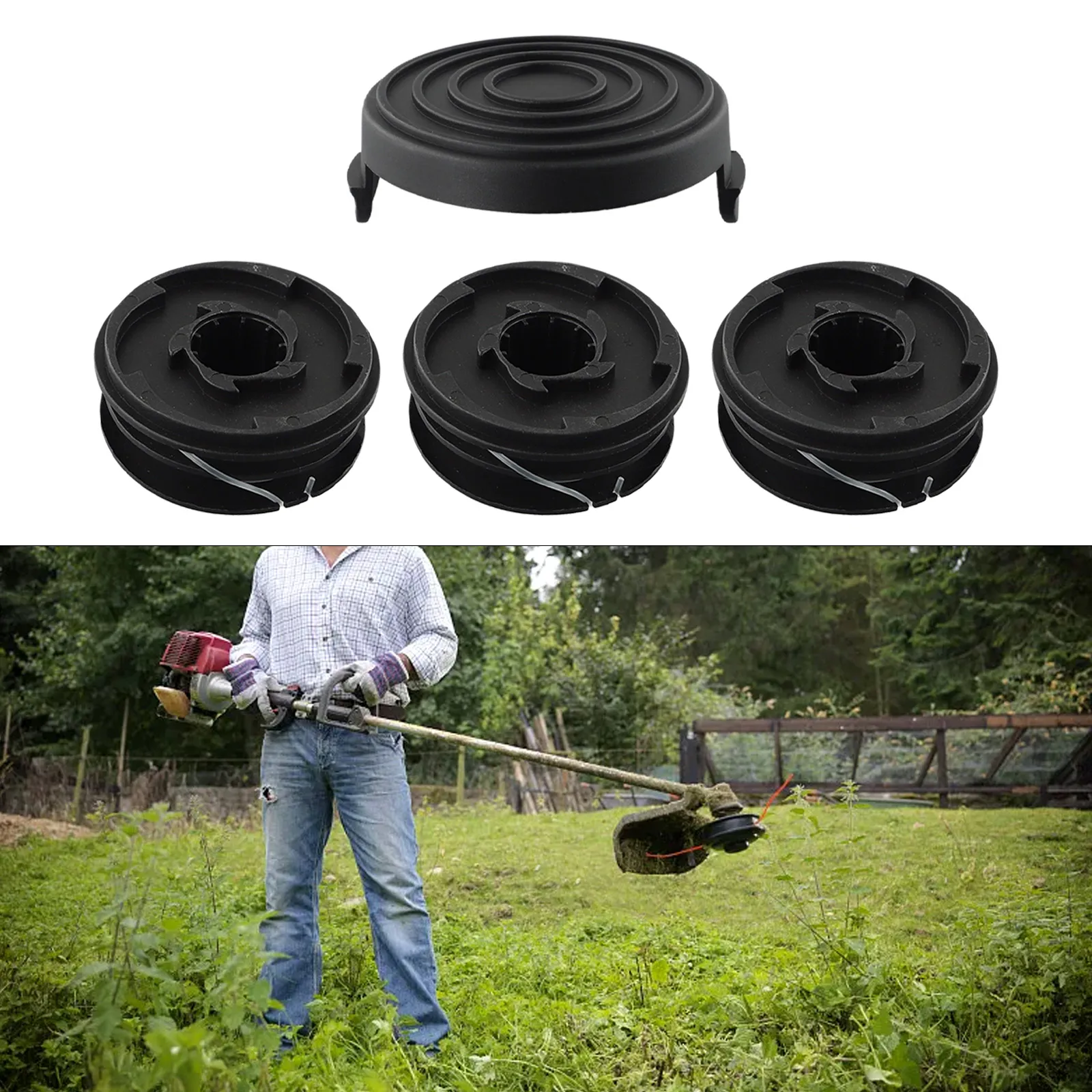 Reliable Trimmer Head Kit for Einhell RTV 400, RTV 550, RTV 550/1, Convenient Nylon/Plastic Threads Spools Set
Reliable Trimmer Head Kit for Einhell RTV 400, RTV 550, RTV 550/1, Convenient Nylon/Plastic Threads Spools Set