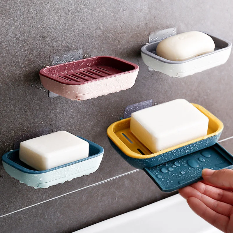Double Layers Soap Box Drain Soap Holder Bathroom Accessories Suction Cup Soap Dish Tray Soap Dish For Bathroom Soap Container
Double Layers Soap Box Drain Soap Holder Bathroom Accessories Suction Cup Soap Dish Tray Soap Dish For Bathroom Soap Container