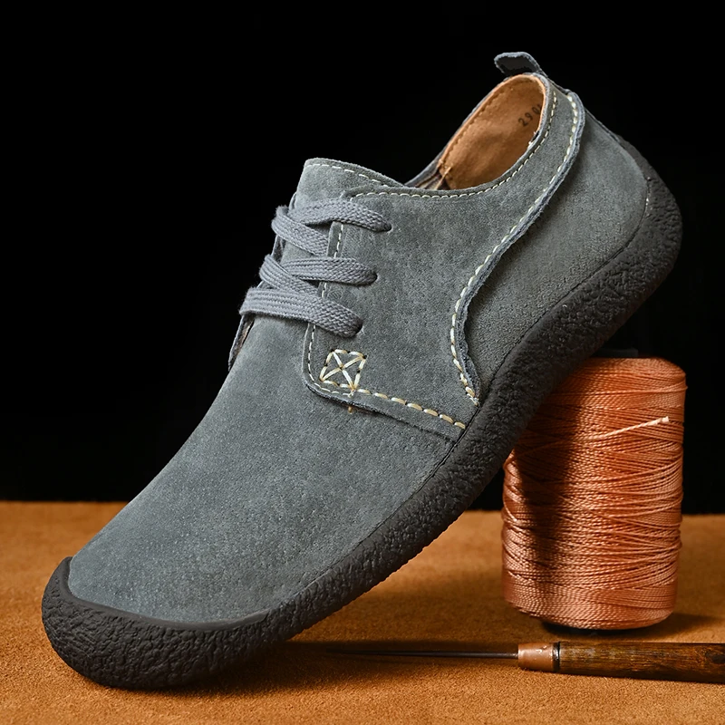 2023 Shoes for Men Loafers Men Soft Rubber Men's Casual Shoes Breathable Lace Up Driving Flats New Classics Retro hiking shoes
2023 Shoes for Men Loafers Men Soft Rubber Men's Casual Shoes Breathable Lace Up Driving Flats New Classics Retro hiking shoes