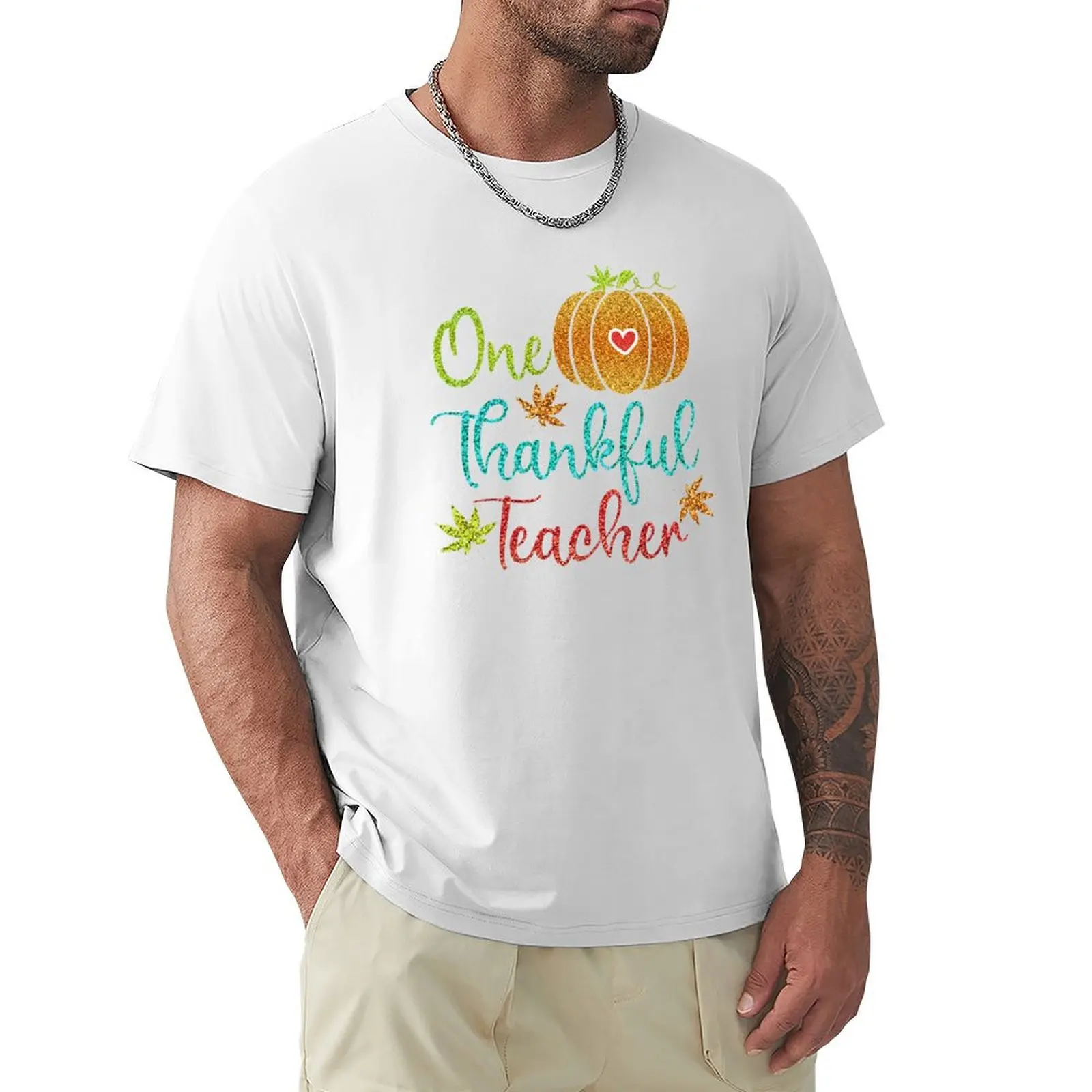 One Thankful Teacher - Thanksgiving- Fall Thanksgiving Gifts T-Shirt sweat kawaii clothes men t shirts
One Thankful Teacher - Thanksgiving- Fall Thanksgiving Gifts T-Shirt sweat kawaii clothes men t shirts