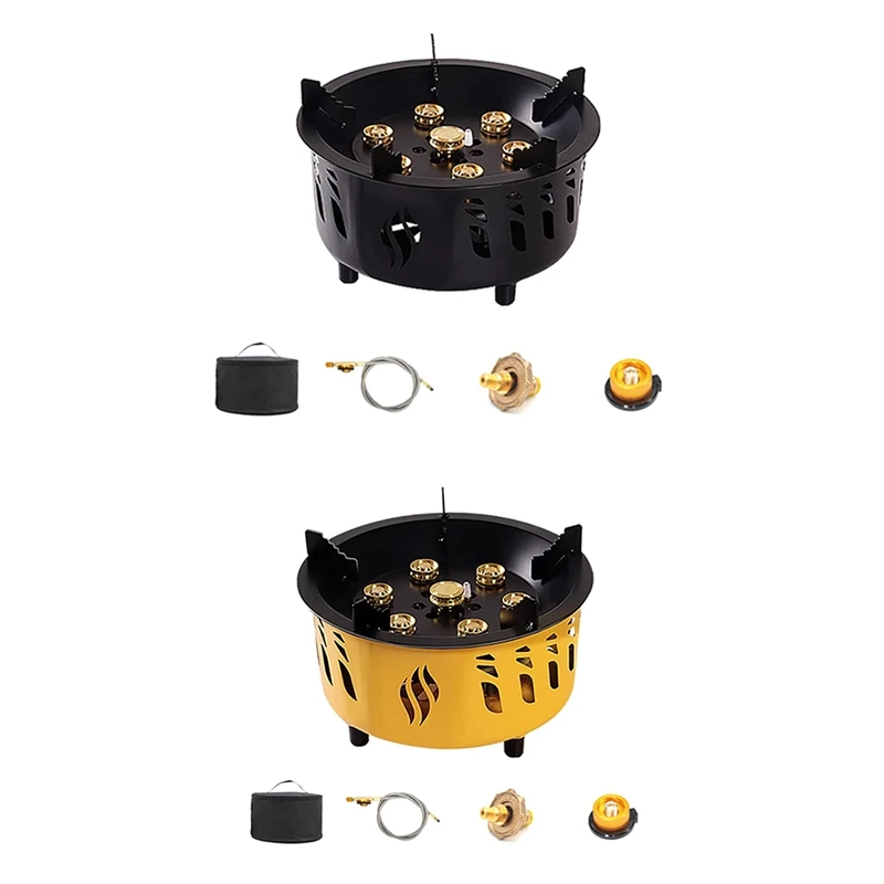 Outdoor 7Core Power Gases Burner Stove Backpacking Stove Adjustable Gases Valve Windproof Stove Burner Durable
Outdoor 7Core Power Gases Burner Stove Backpacking Stove Adjustable Gases Valve Windproof Stove Burner Durable