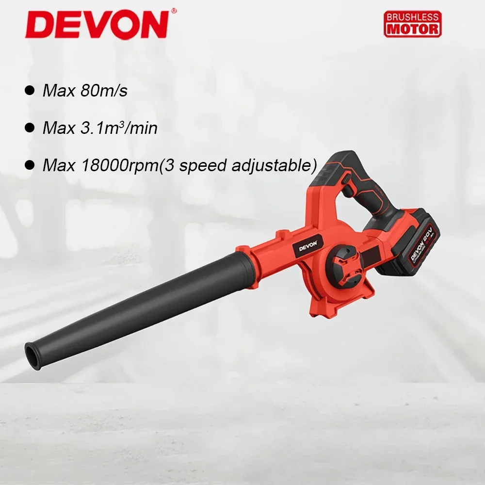 Беспроводная воздуходувка Devon 4712-20E, бесщеточная, макс. 18000 об/мин, 3 скорости, регулируемая, 3,1 кубических метров в минуту, универсальная, 20 в, гибкая батарея
Беспроводная воздуходувка Devon 4712-20E, бесщеточная, макс. 18000 об/мин, 3 скорости, регулируемая, 3,1 кубических метров в минуту, универсальная, 20 в, гибкая батарея