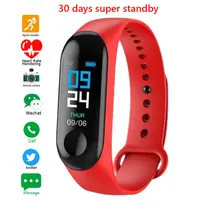 M3 Blood Pressure Heart Rate Sports Bracelet Color Screen Bluetooth Step Counting Male and Female Portable Smart Watch relógios
M3 Blood Pressure Heart Rate Sports Bracelet Color Screen Bluetooth Step Counting Male and Female Portable Smart Watch relógios