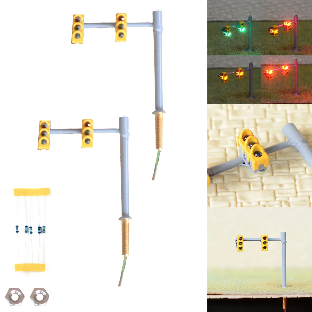 2pcs Traffic Light Signals N Scale Crossing Walk Model For Diy Sand Table Crossing Street Construction Railway Two Side
2pcs Traffic Light Signals N Scale Crossing Walk Model For Diy Sand Table Crossing Street Construction Railway Two Side