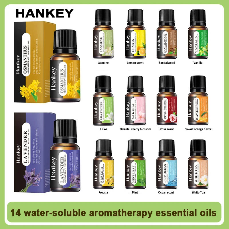 HANKEY 10ML Aromatic Diffuser Essential Oil Lavender Vanilla Myrrh Fragrance Oil For Soaps Candle Making Massage Humidifiers
HANKEY 10ML Aromatic Diffuser Essential Oil Lavender Vanilla Myrrh Fragrance Oil For Soaps Candle Making Massage Humidifiers