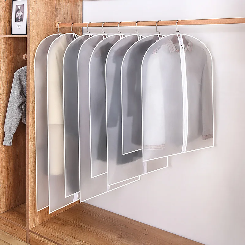 Thickened Translucent Clothes Dust-proof Cover Home Wardrobe Clothing Storage Cover High Quality Waterproof Suit Storage Bag
Thickened Translucent Clothes Dust-proof Cover Home Wardrobe Clothing Storage Cover High Quality Waterproof Suit Storage Bag
