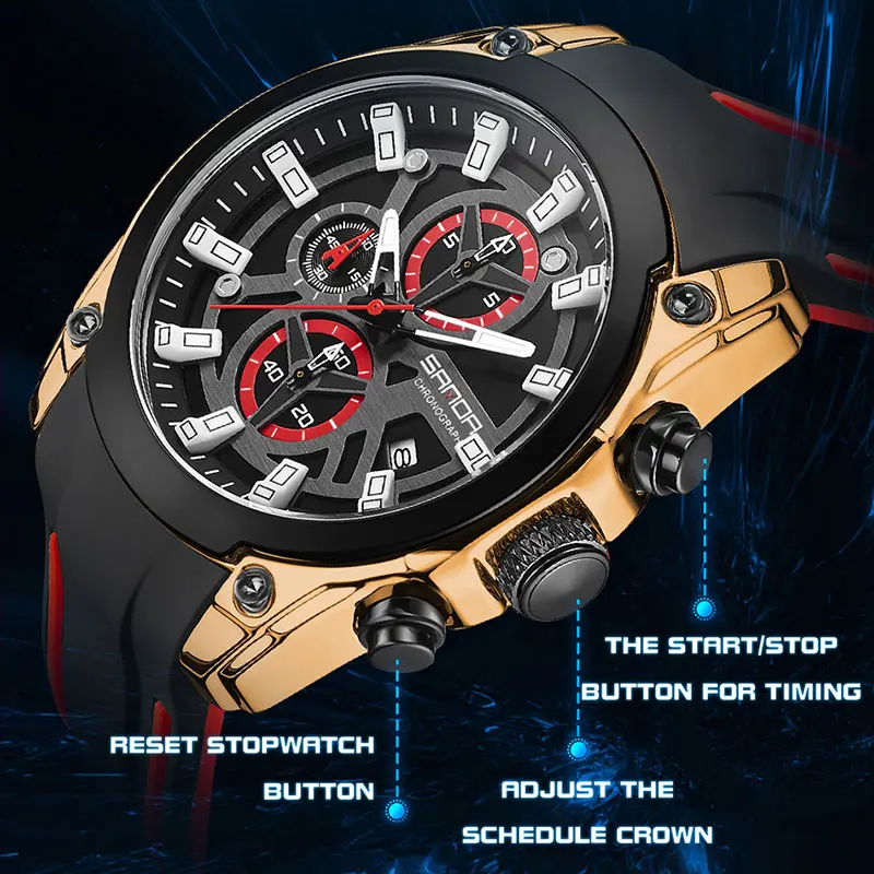 Fashion Mens Watches Top Brand Luxury Silicone Sport Watch Men Quartz Date Clock Waterproof Watch Chronograph relogios masculino
Fashion Mens Watches Top Brand Luxury Silicone Sport Watch Men Quartz Date Clock Waterproof Watch Chronograph relogios masculino