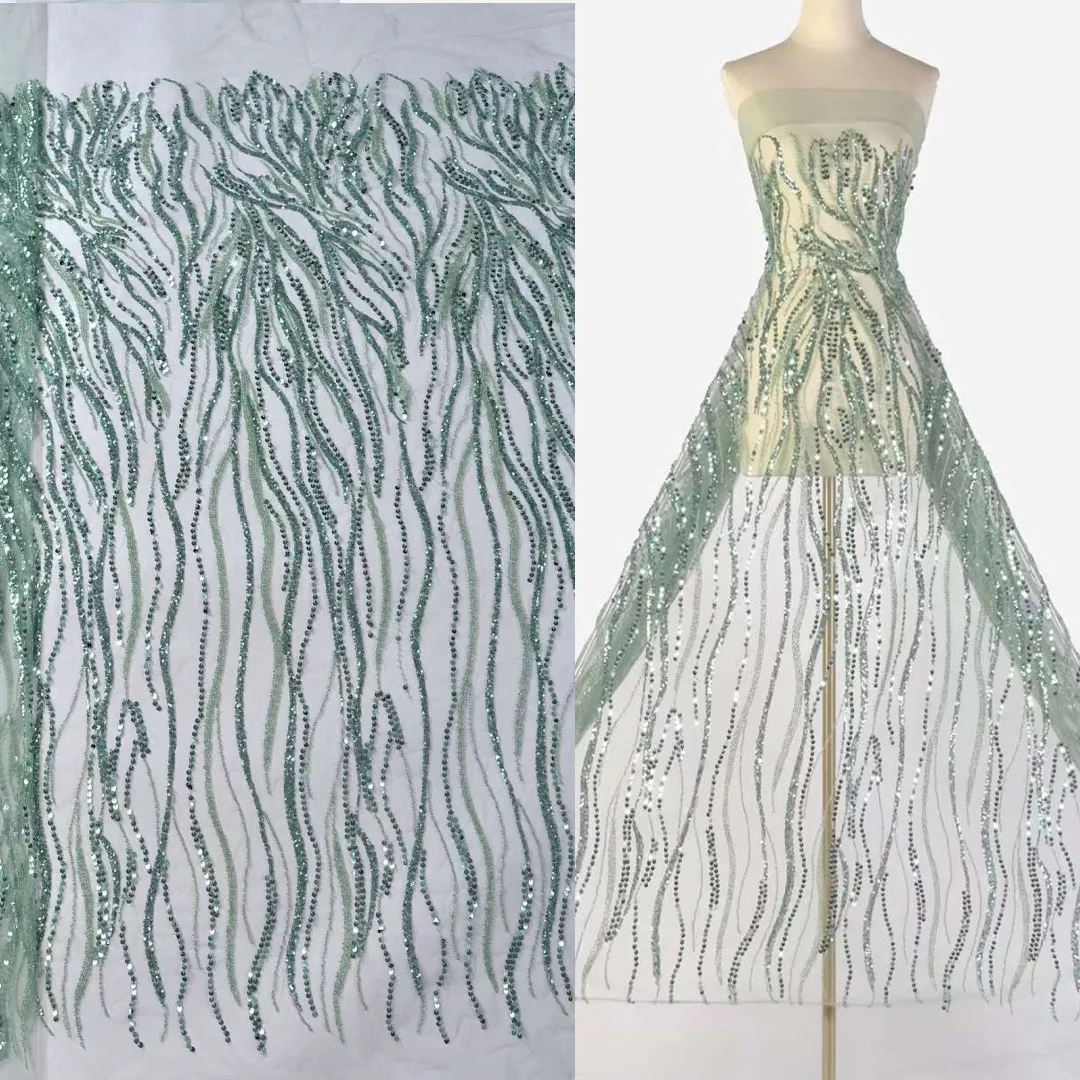 Beautiful Dress Design Beaded Fabric With Beads Embriodery French Tulle lace Africa fabric For Evening dresses Long dress
Beautiful Dress Design Beaded Fabric With Beads Embriodery French Tulle lace Africa fabric For Evening dresses Long dress