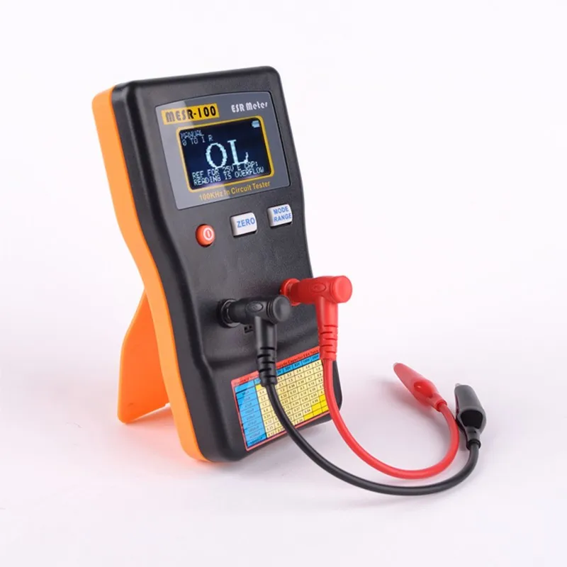 MESR-100 ESR capacitor tester Capacitance Ohm Meter Professional Measuring Capacitance Resistance Capacitor Circuit Tester
MESR-100 ESR capacitor tester Capacitance Ohm Meter Professional Measuring Capacitance Resistance Capacitor Circuit Tester