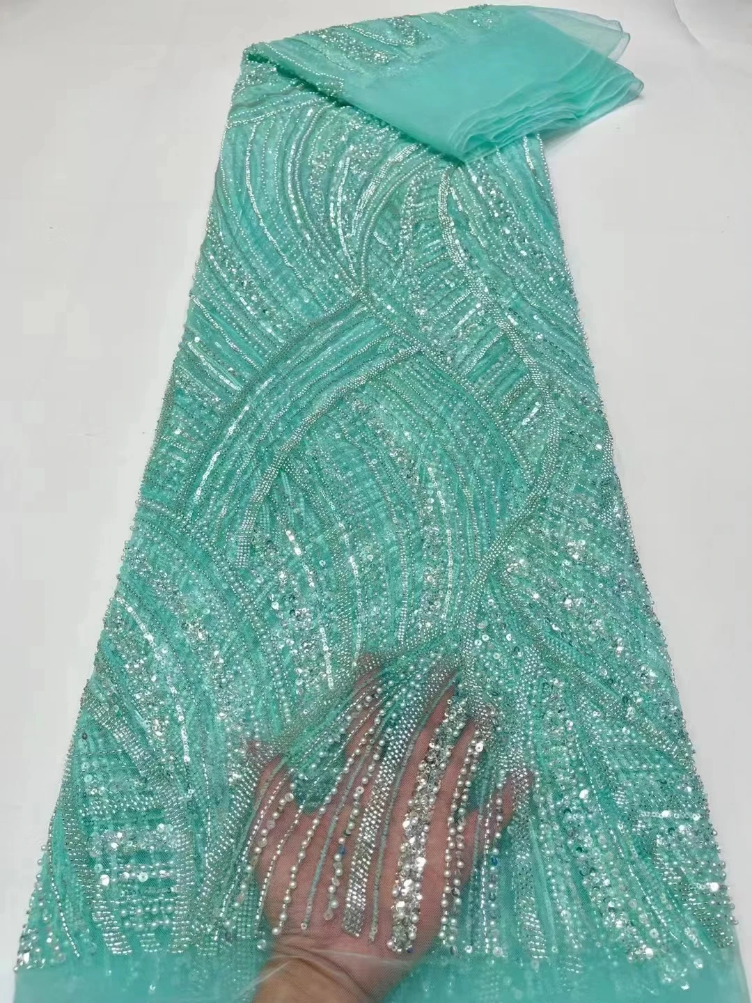African Beads Groom Tulle Lace Fabric 2023 High Quality Sequins Embroidery French Tulle Laces For Nigeiran Party Dres cd
African Beads Groom Tulle Lace Fabric 2023 High Quality Sequins Embroidery French Tulle Laces For Nigeiran Party Dres cd