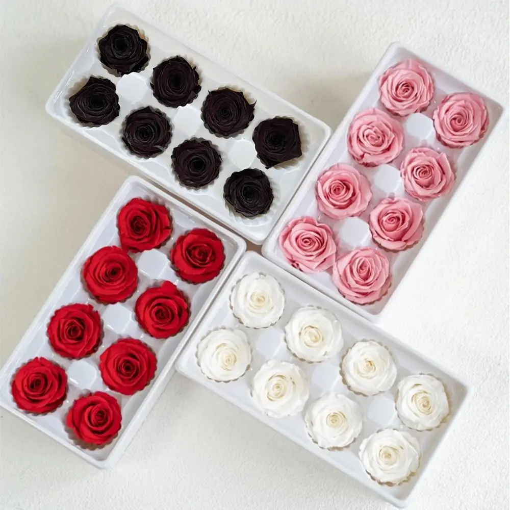 8Pcs 4-5cm Preserved Fresh Dried Roses Head Flower Birthday Bouquet Gift DIY Rose Material Wedding Decoration Decor Boho Home
8Pcs 4-5cm Preserved Fresh Dried Roses Head Flower Birthday Bouquet Gift DIY Rose Material Wedding Decoration Decor Boho Home