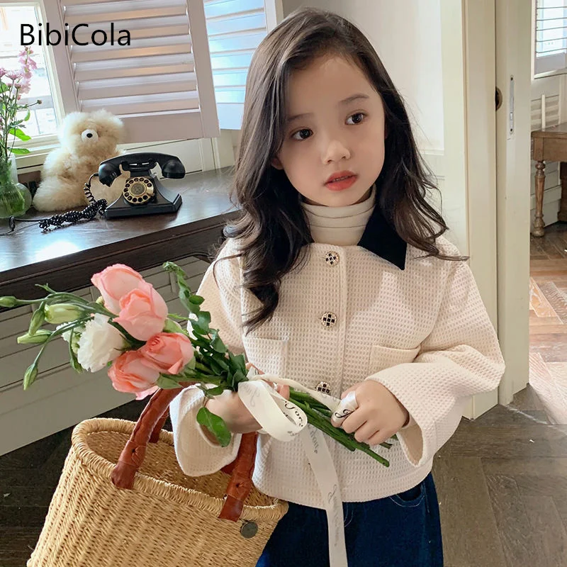 Girls' coat 2022 autumn new children's clothing Korean version of the small fragrance coat girl sweet top
Girls' coat 2022 autumn new children's clothing Korean version of the small fragrance coat girl sweet top