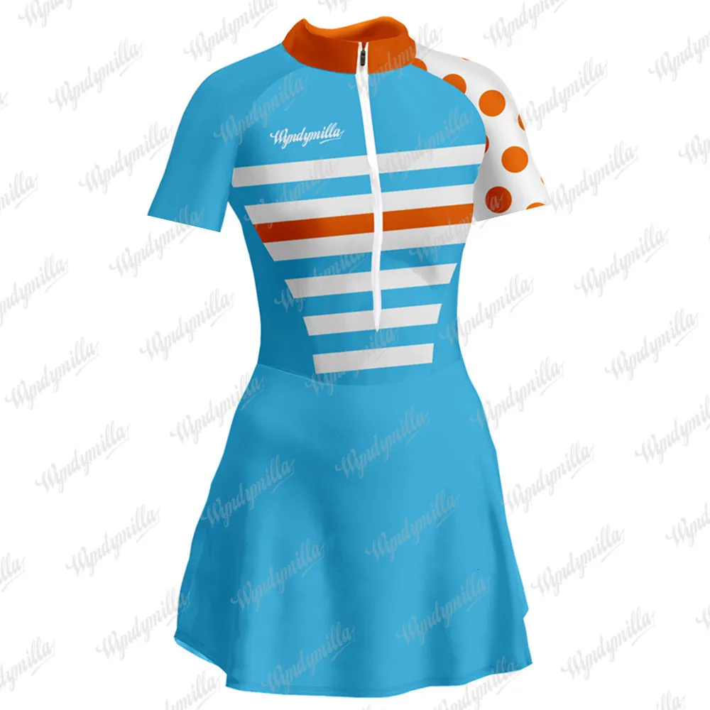 Wyndymilla Little Suit Dress Female Cycling Skirt Triathlon Skinsuit Ciclismo Bicycle Short Sleeve Cheerleaders Dress Vestidinho
Wyndymilla Little Suit Dress Female Cycling Skirt Triathlon Skinsuit Ciclismo Bicycle Short Sleeve Cheerleaders Dress Vestidinho