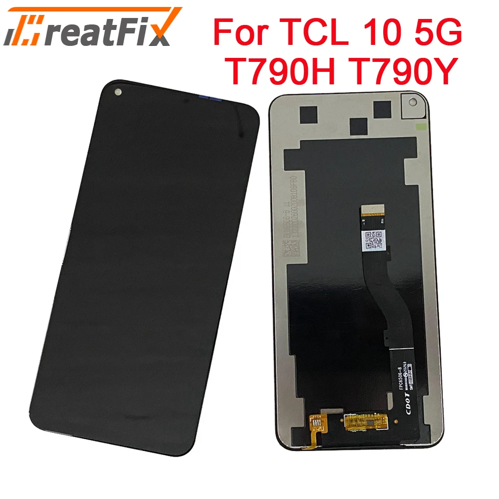 

6.53" Tested Display For TCL 10 5G T790Y T790H LCD Screen Replacement Touch Digititizer Assembly TCL 105G LCD Sensor