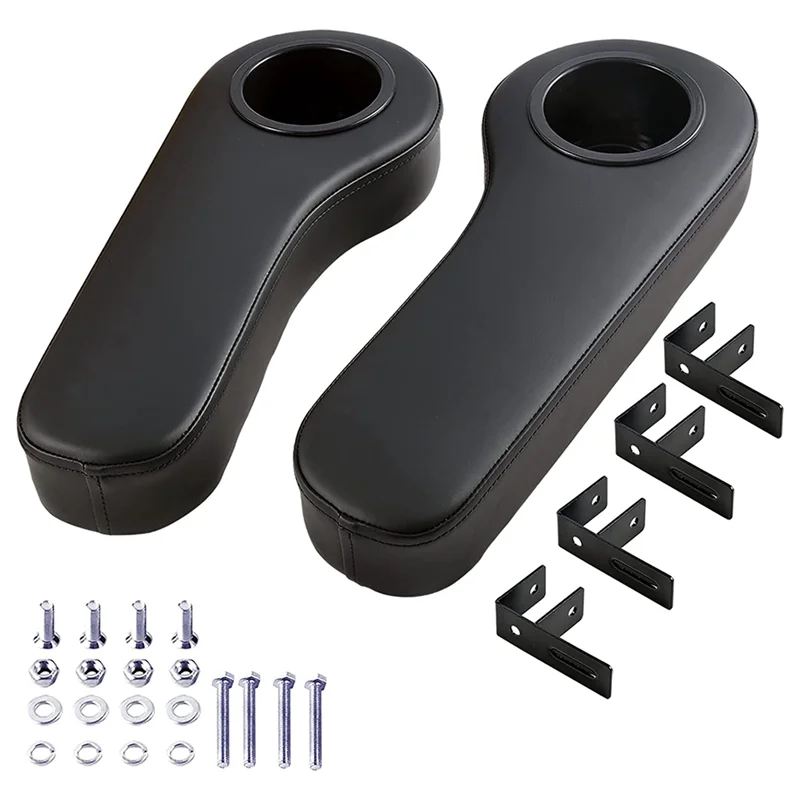 Golf Cart Armrest with Cup Holder, Drink Holder for Club Car EzGo Yamaha Rear Seat Kit
Golf Cart Armrest with Cup Holder, Drink Holder for Club Car EzGo Yamaha Rear Seat Kit